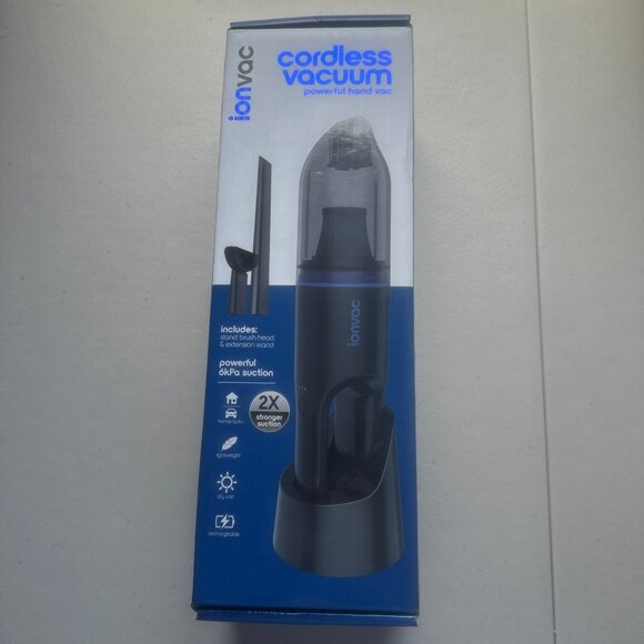 ionVac Cordless Handheld Vacuum – Powerful Portable Cleaner NEW - Picture 1 of 4